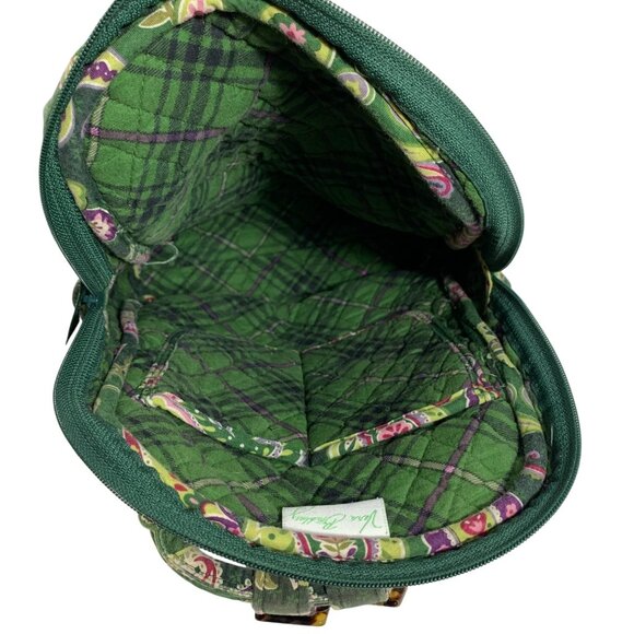 Vera Bradley Retired Pattern Chelsea Multicolor Green Pure Cotton Backpack USA - Picture 10 of 11